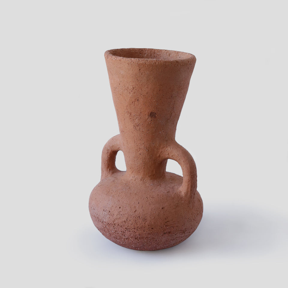 Large Terra cotta open-necked Vase