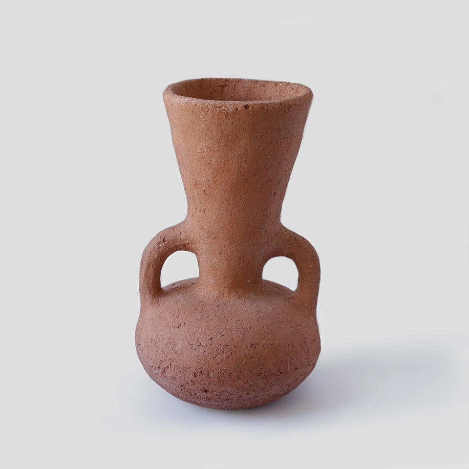 Large Terra cotta open-necked Vase