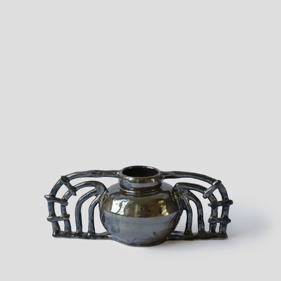 Platine Vase "A little bit like Tutankhamun"