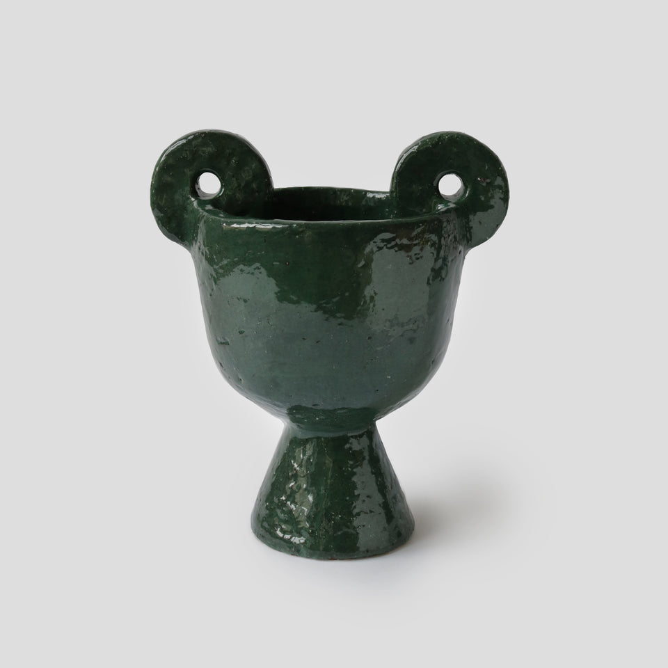 Textured Dark Green Trophy