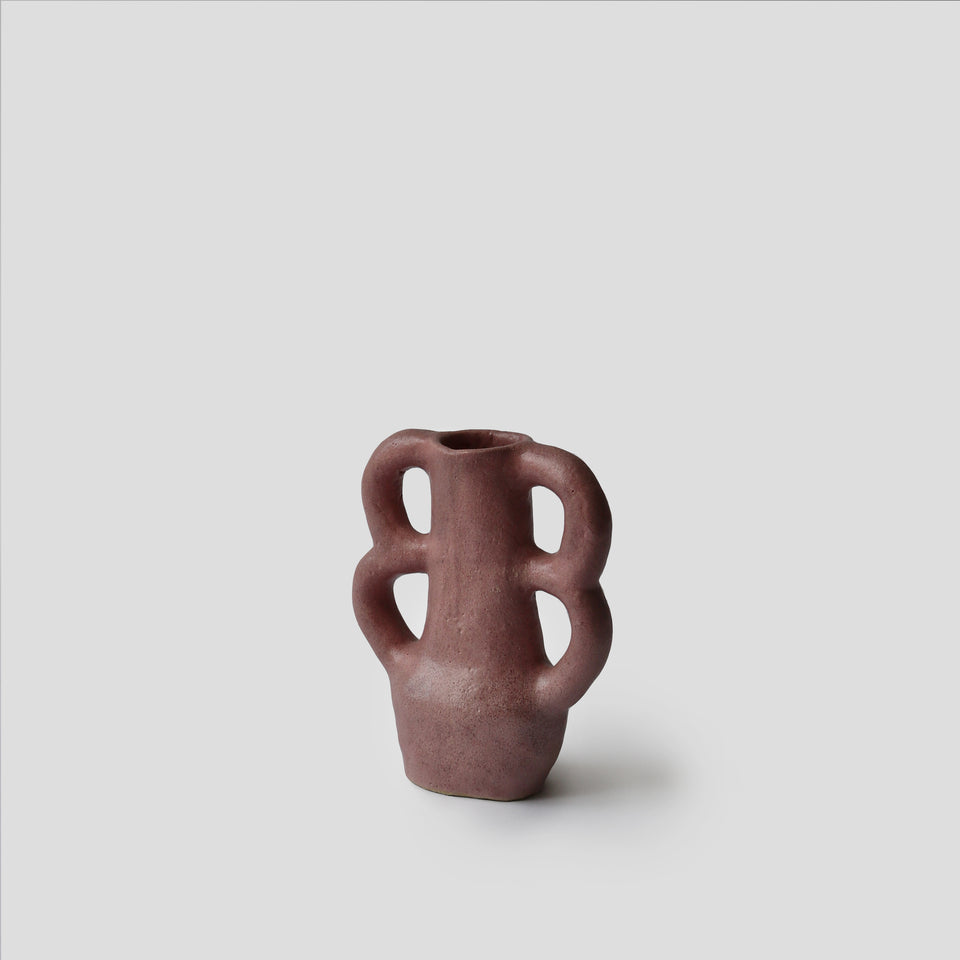 Mini Clover Vase - Dark pink