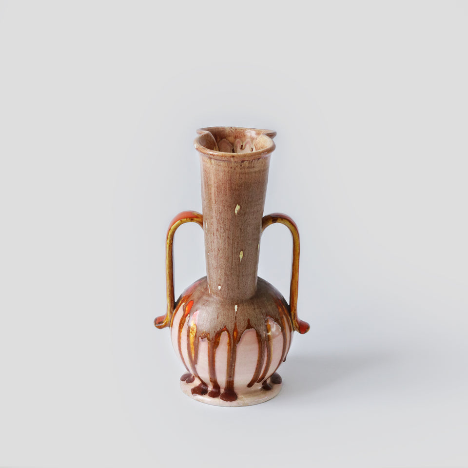 Vase vintage à double cornet