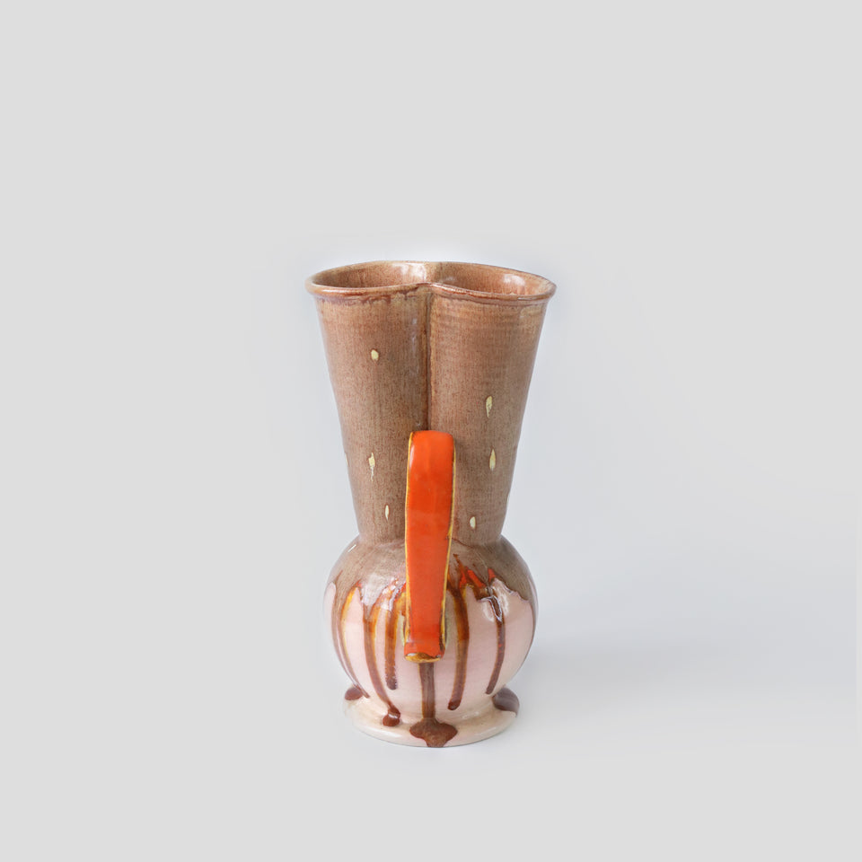 Vintage Vase with double cornet