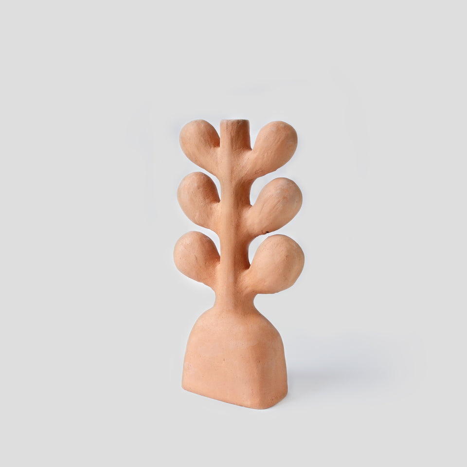 Leaf terracotta Vase