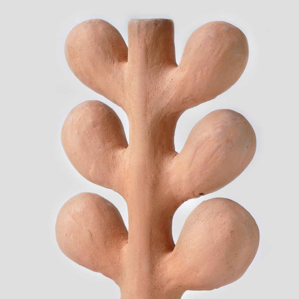 Leaf terracotta Vase