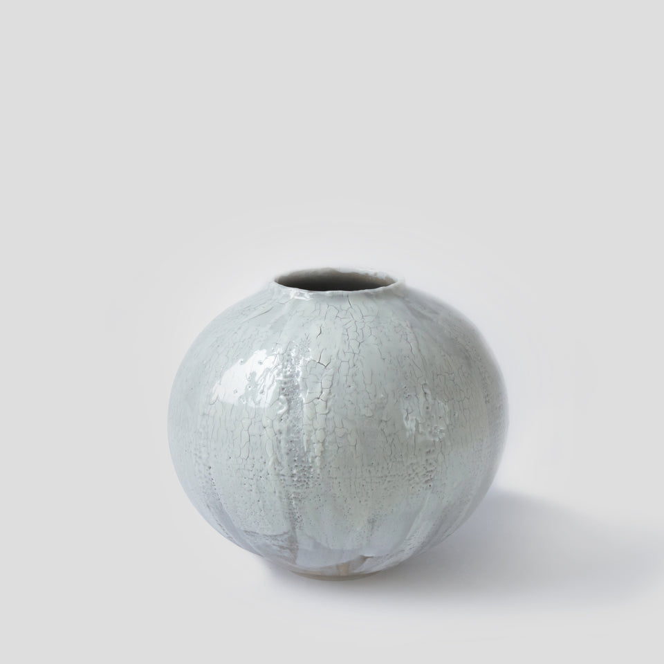 "Moon jar" Large Vase