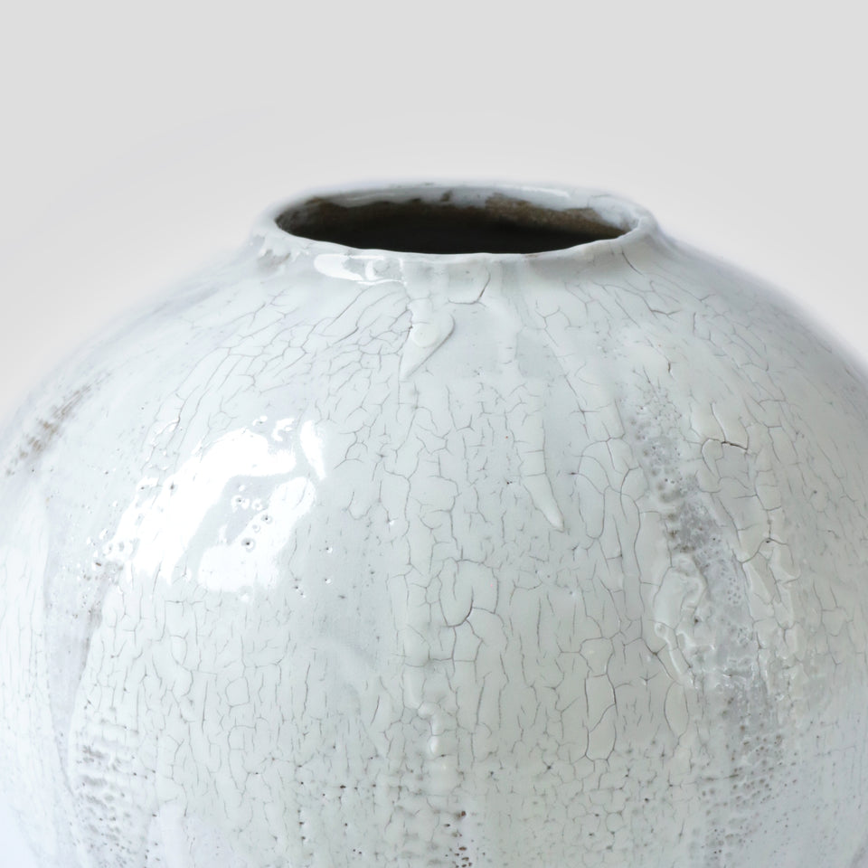 "Moon jar" Large Vase