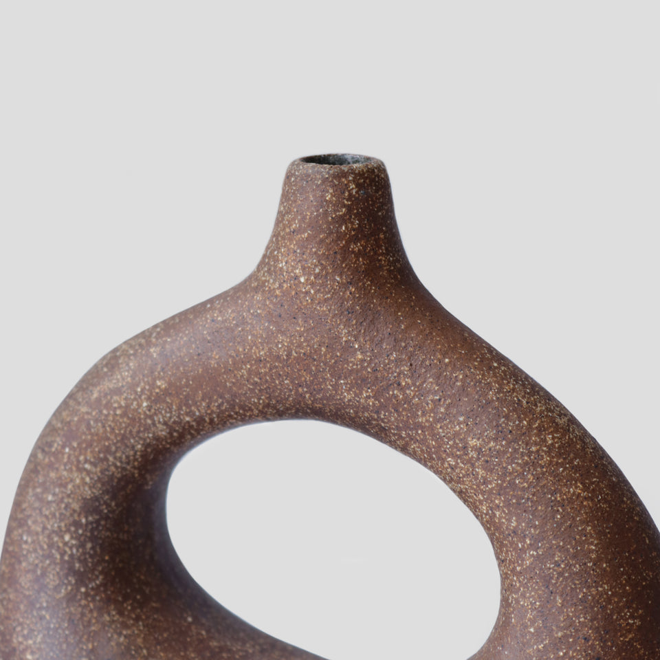 Holos Vase #5 Dark brown