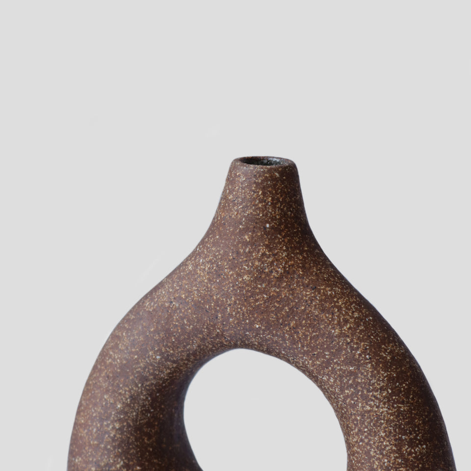 Holos Vase #1 Dark brown