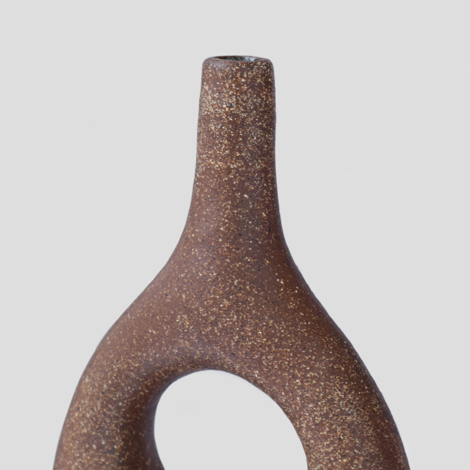 Holos Vase #6 Dark brown