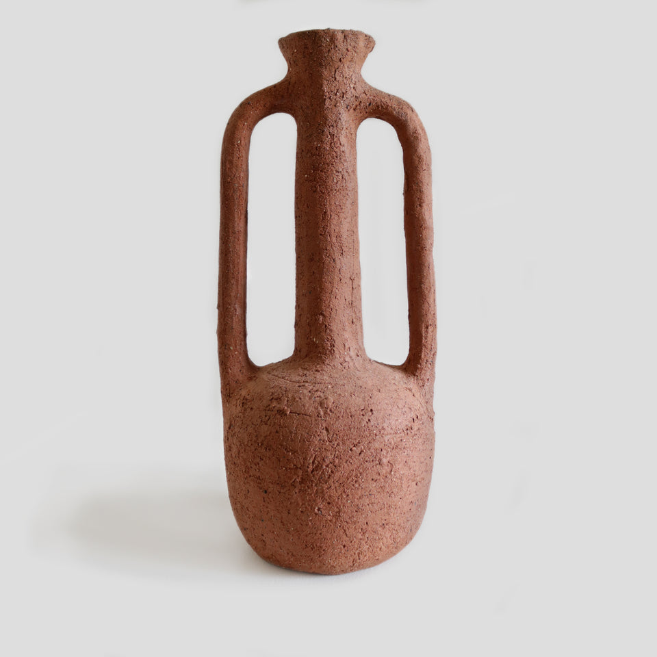 Grand vase Terra cotta texturée